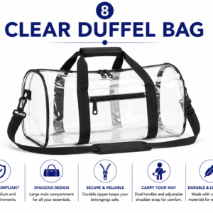 Clear Duffle Bags In Bulk