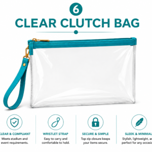 Clear Clutch Bag